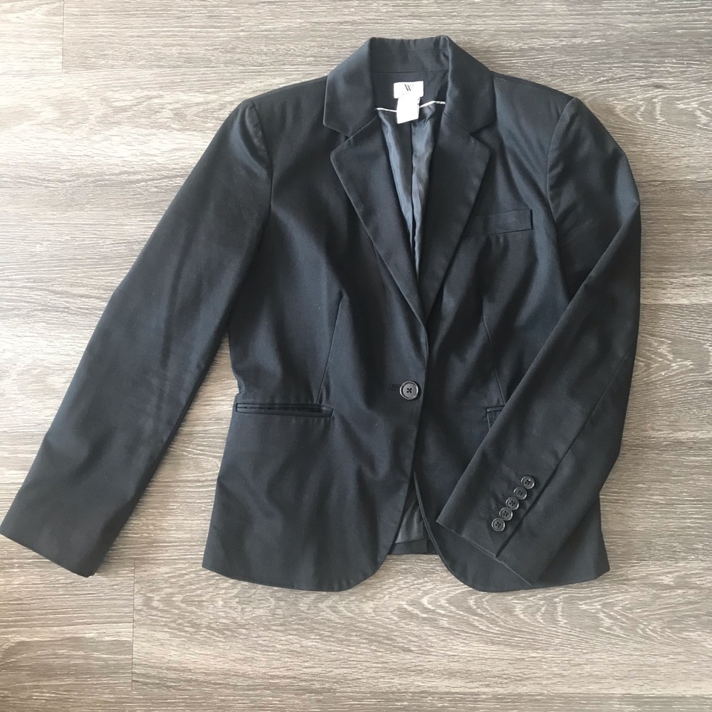 Worthington Black Single Button Blazer